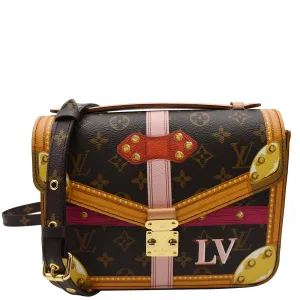 LOUIS VUITTON Summer Trunks Pochette Metis Monogram Crossbody Bag Brown