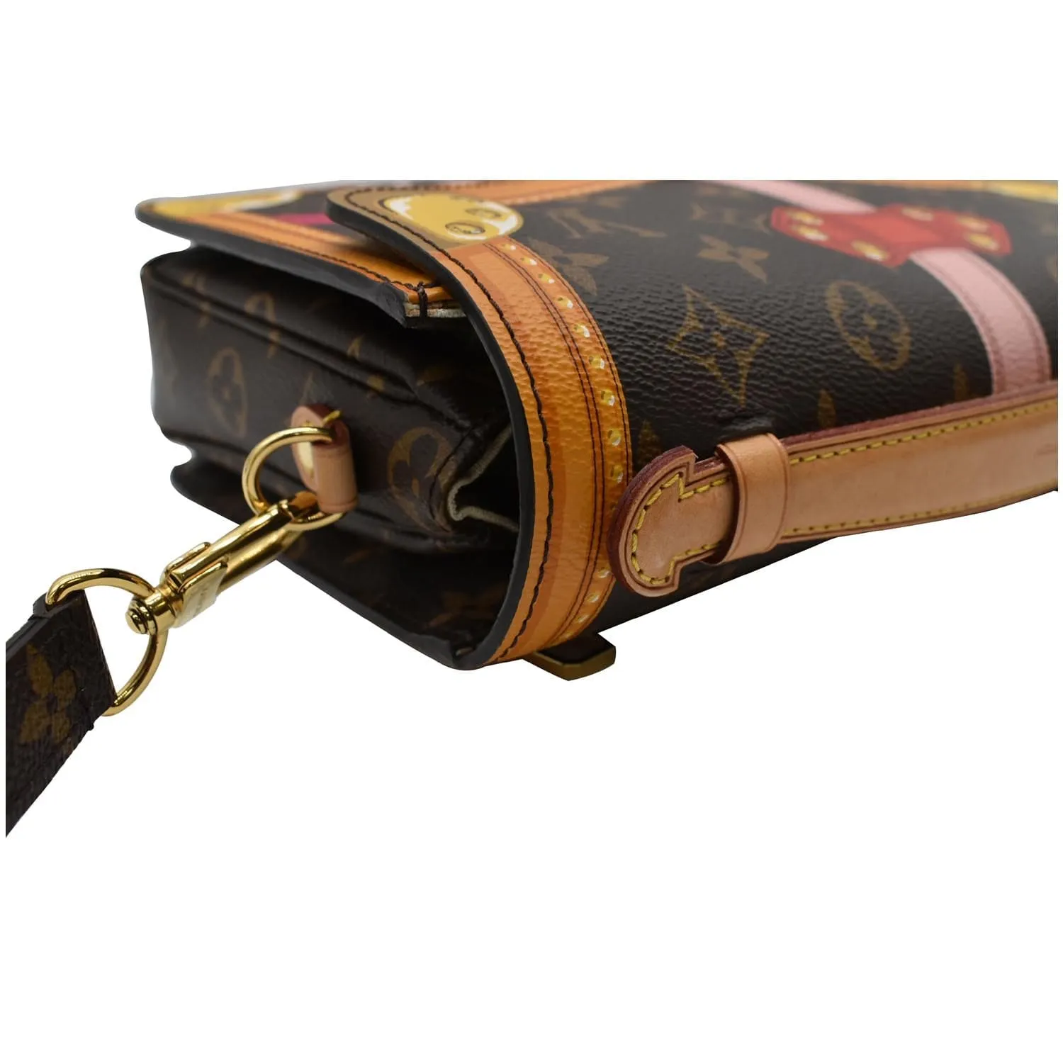 LOUIS VUITTON Summer Trunks Pochette Metis Monogram Crossbody Bag Brown