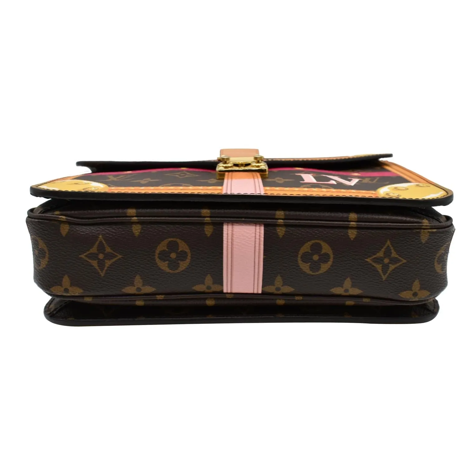 LOUIS VUITTON Summer Trunks Pochette Metis Monogram Crossbody Bag Brown