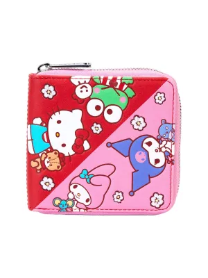 Loungefly x Sanrio Hello Kitty & Friends Wallet Color Block Zip Around