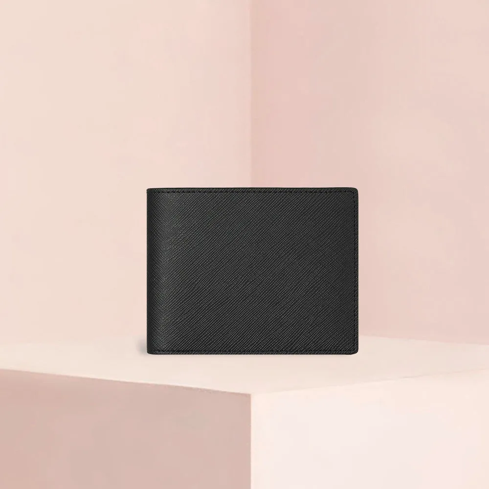 MAC&LOU Men's Wallet Vegan Leather Black