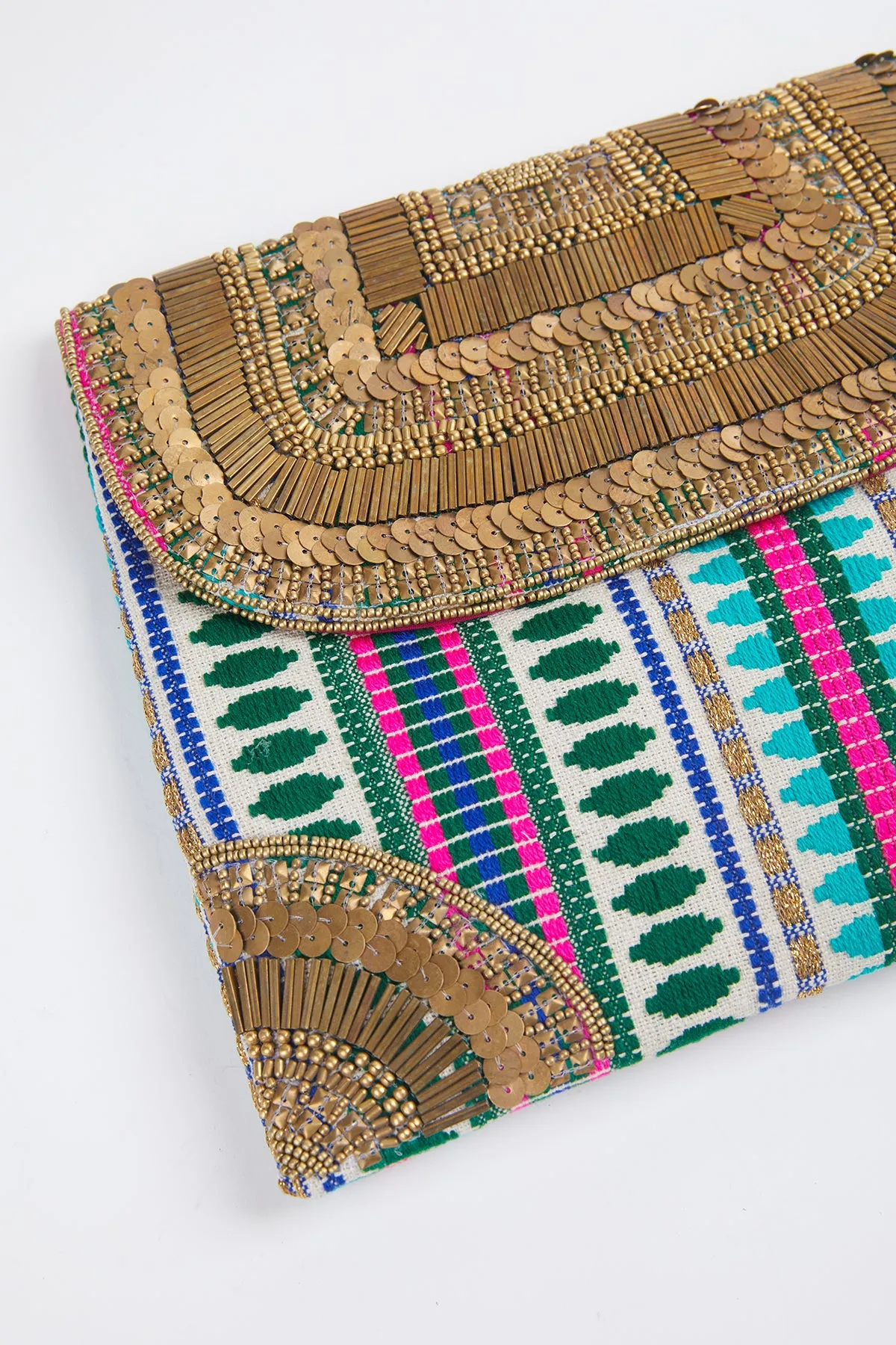 MAHARANI HANDMADE CLUTCH CROSS-BODY BAG
