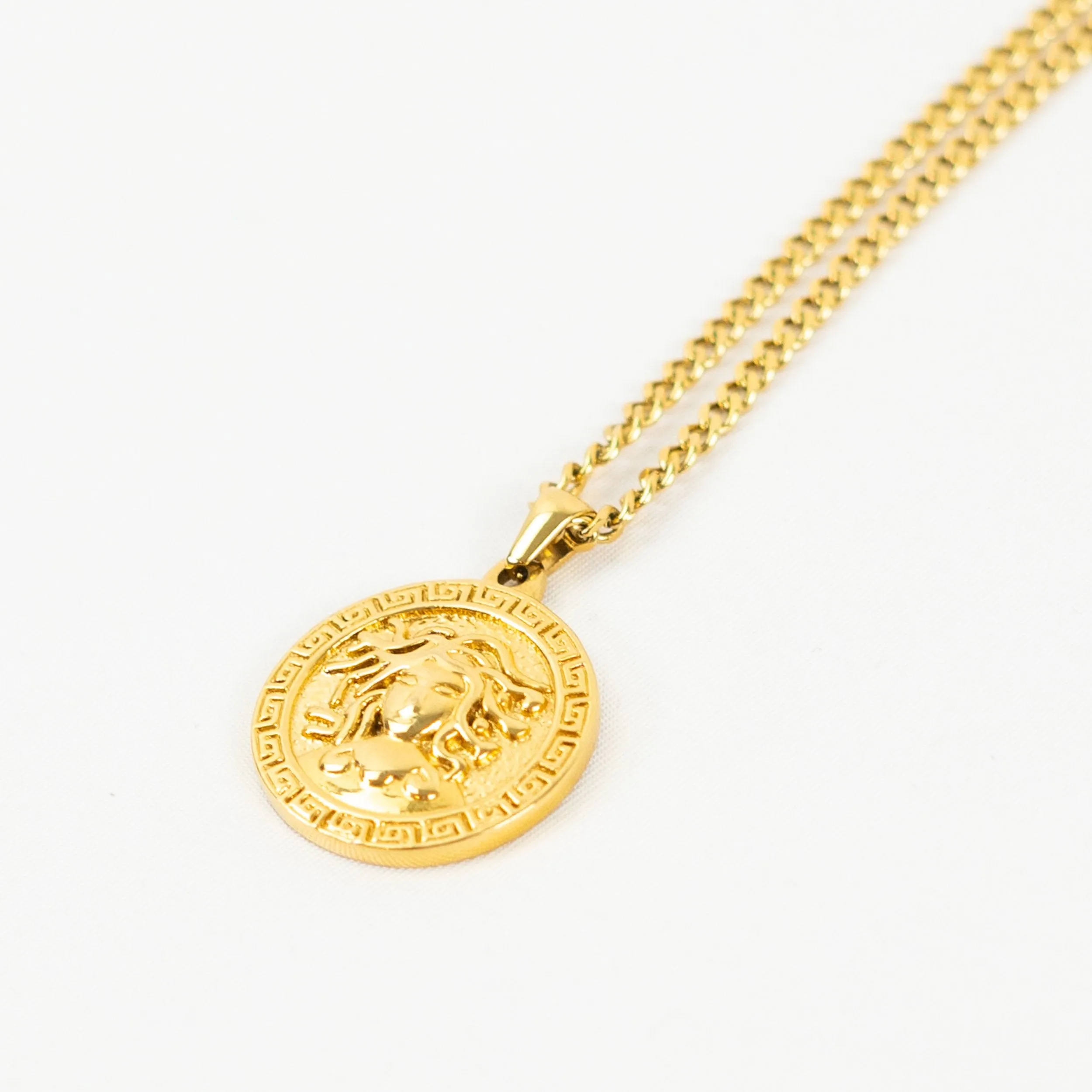 Medusa Necklace (Gold)