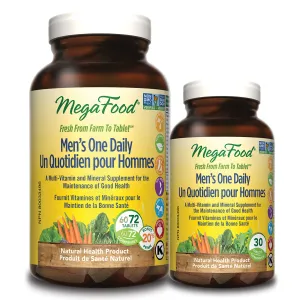 MegaFood Men's One Daily 102s Bonus Size (72s   30s Free)