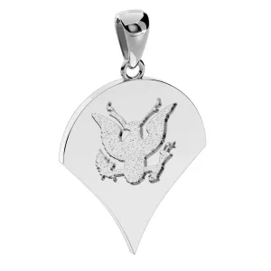 Men's 925 Sterling Silver US Army Specialist Rank Pendant