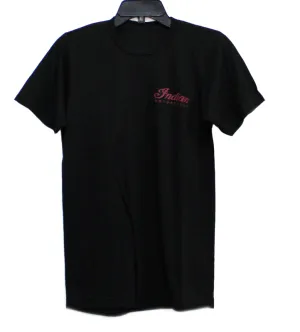 MEN'S BLACK SHORT SLEEVE INDIAN MOTORCYCLE OF ORANGE COUNTY DEALER TEE