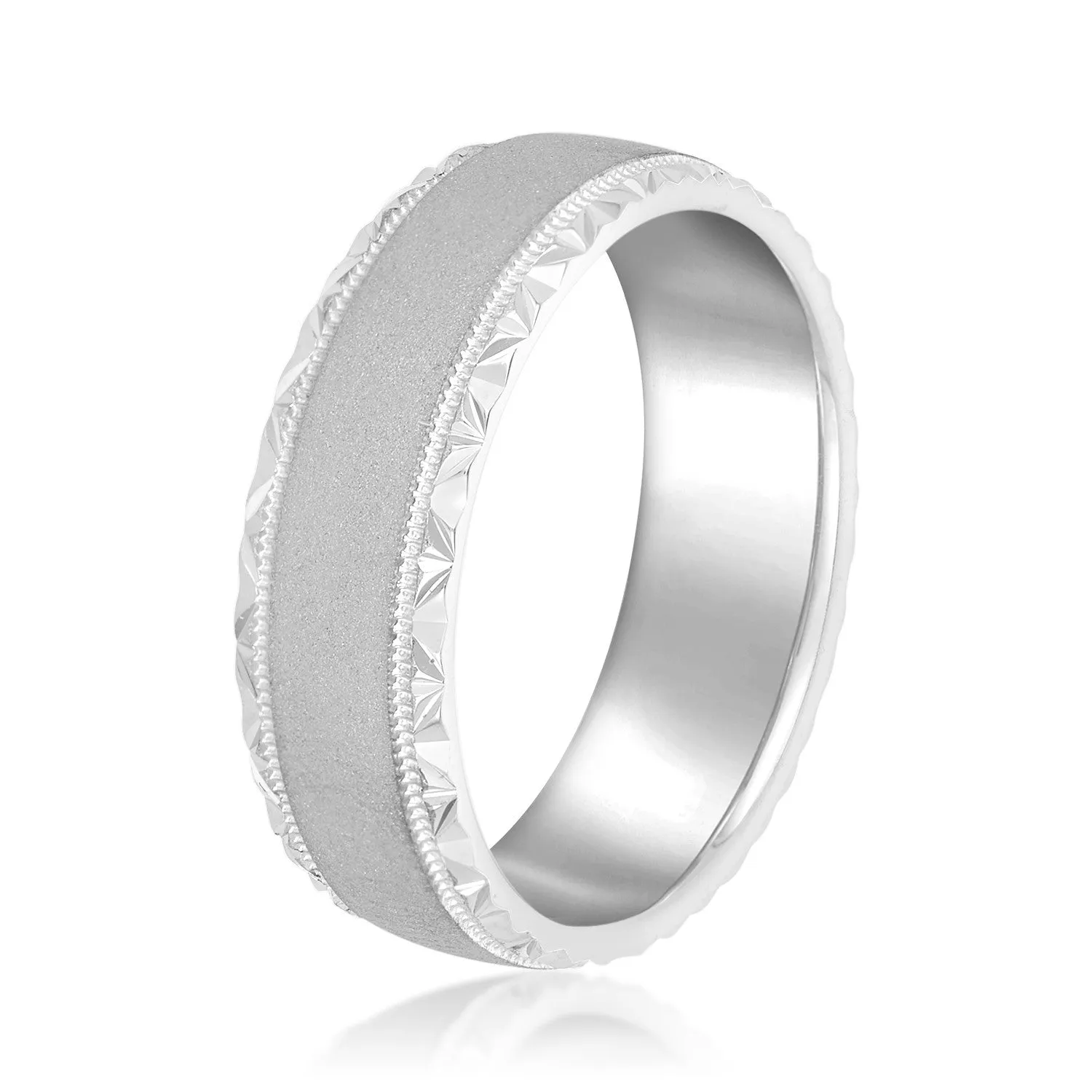 Men's Hammered Edge Band