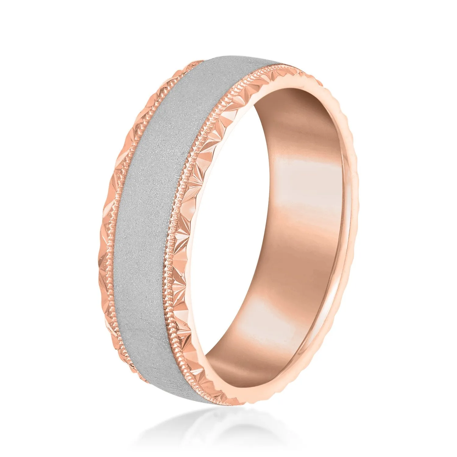 Men's Hammered Edge Band