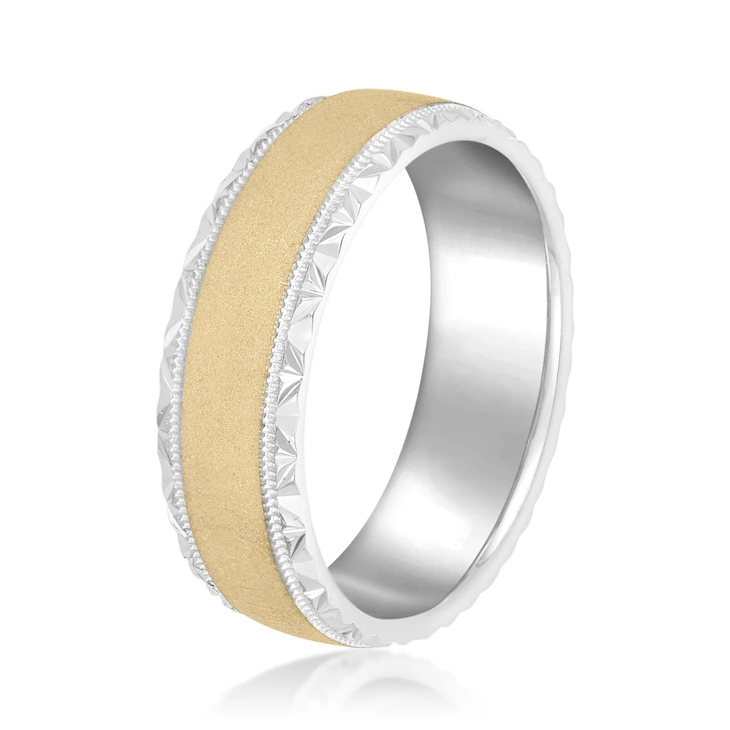 Men's Hammered Edge Band