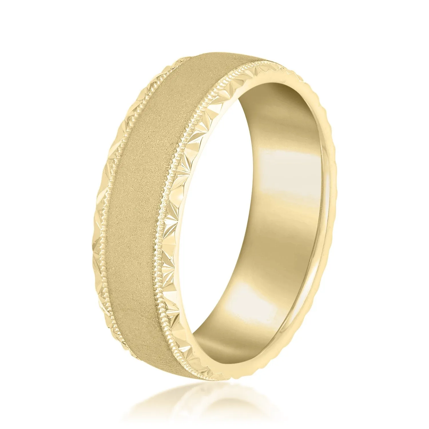 Men's Hammered Edge Band