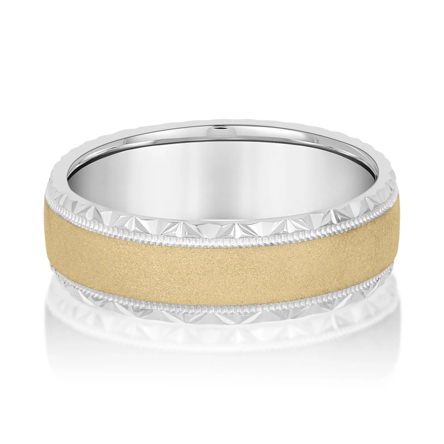 Men's Hammered Edge Band