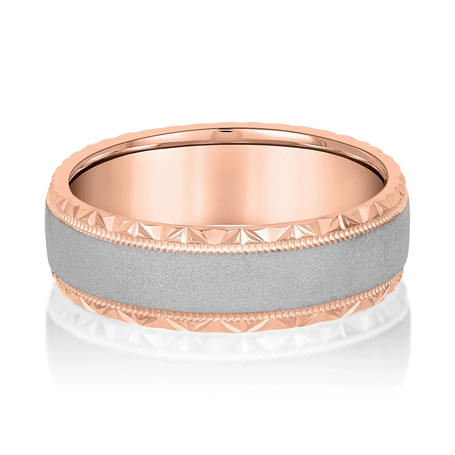 Men's Hammered Edge Band