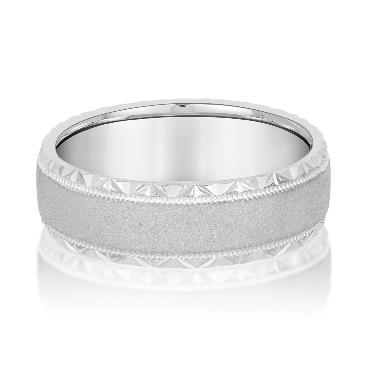 Men's Hammered Edge Band