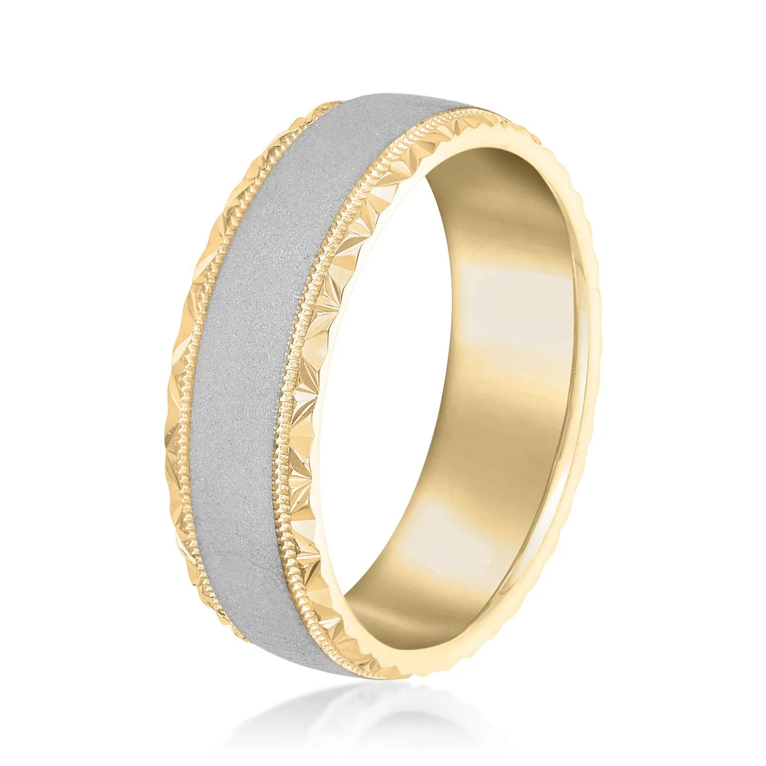 Men's Hammered Edge Band
