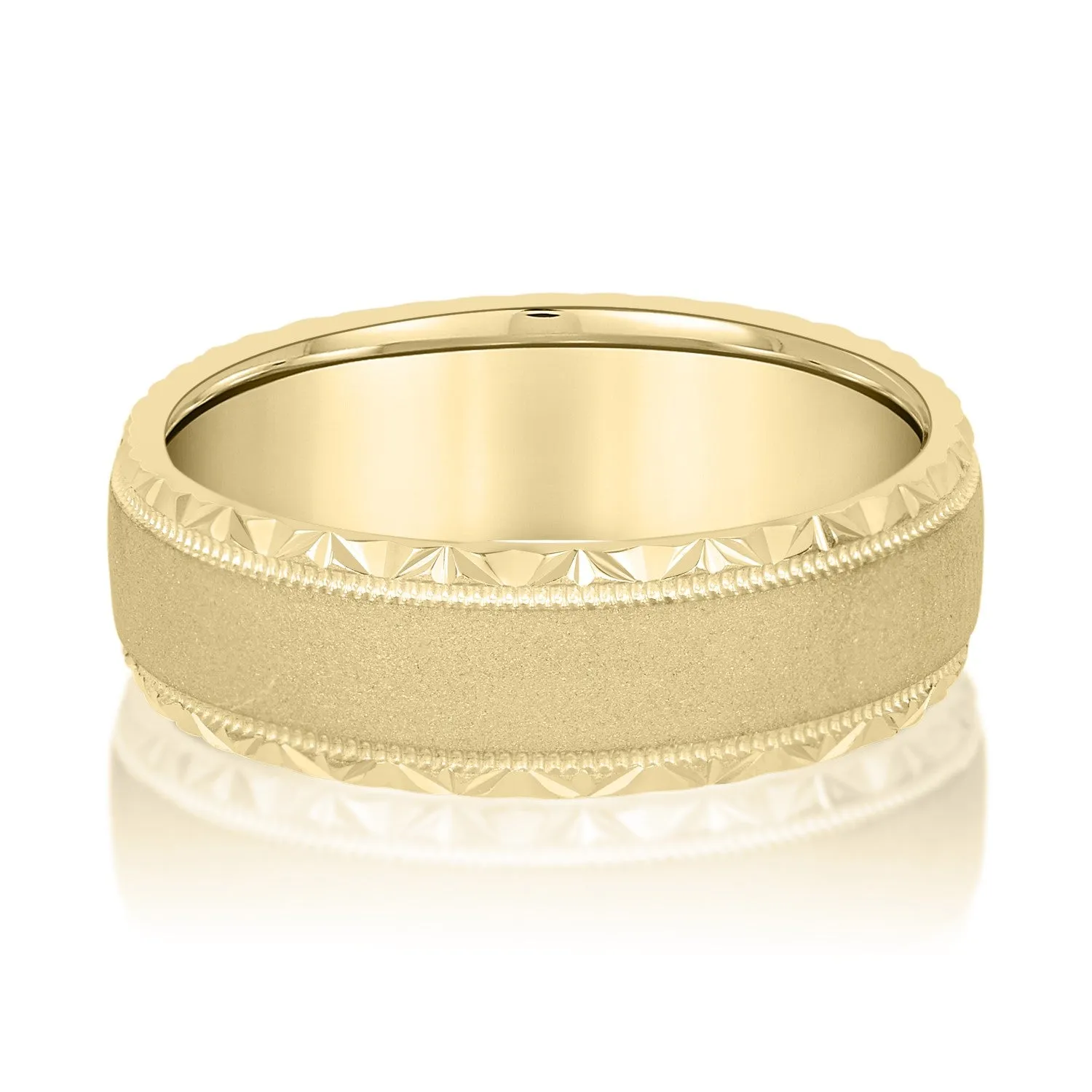 Men's Hammered Edge Band