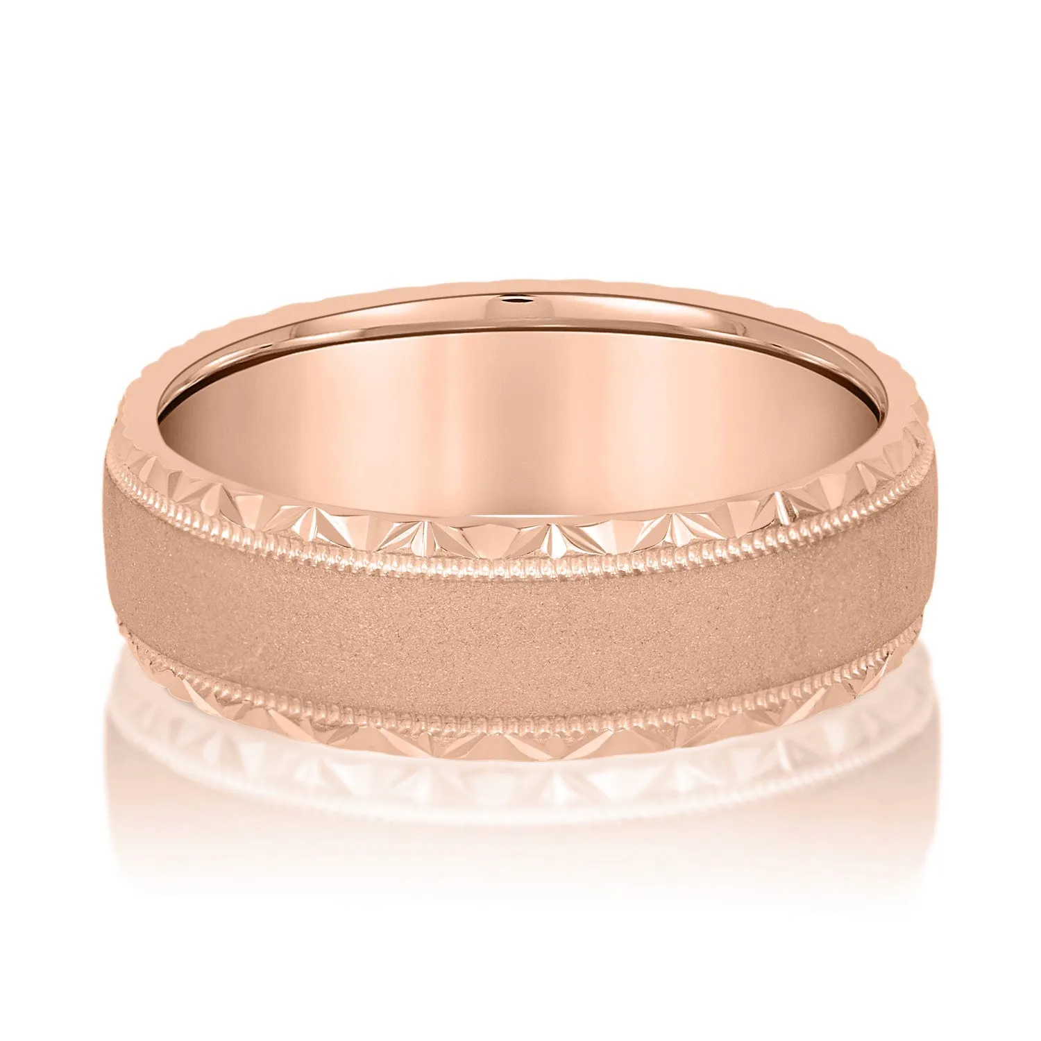 Men's Hammered Edge Band