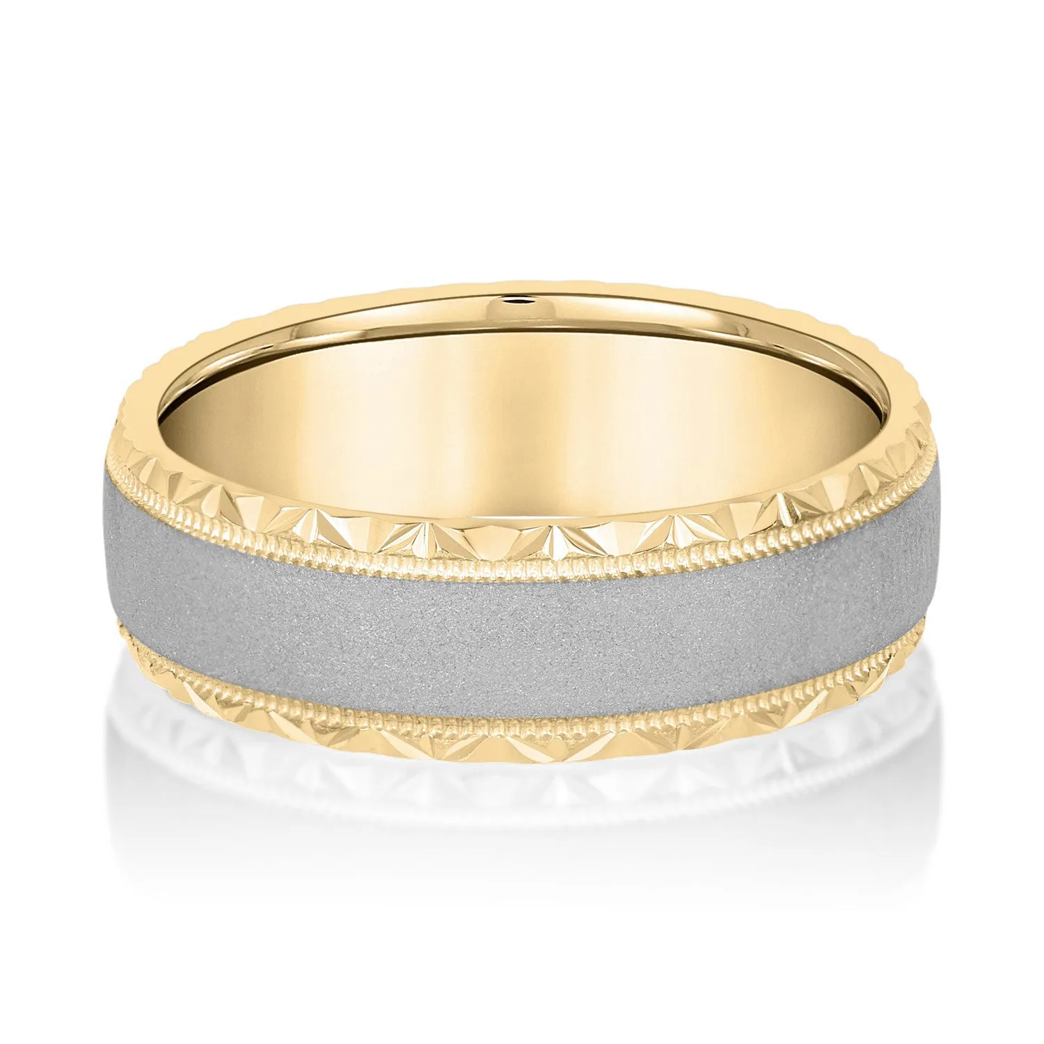 Men's Hammered Edge Band