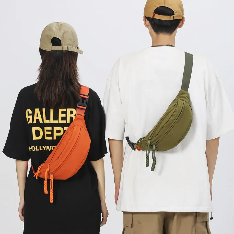 Men's Individual Style Simple Trendy Cool Men's Chest Bags
