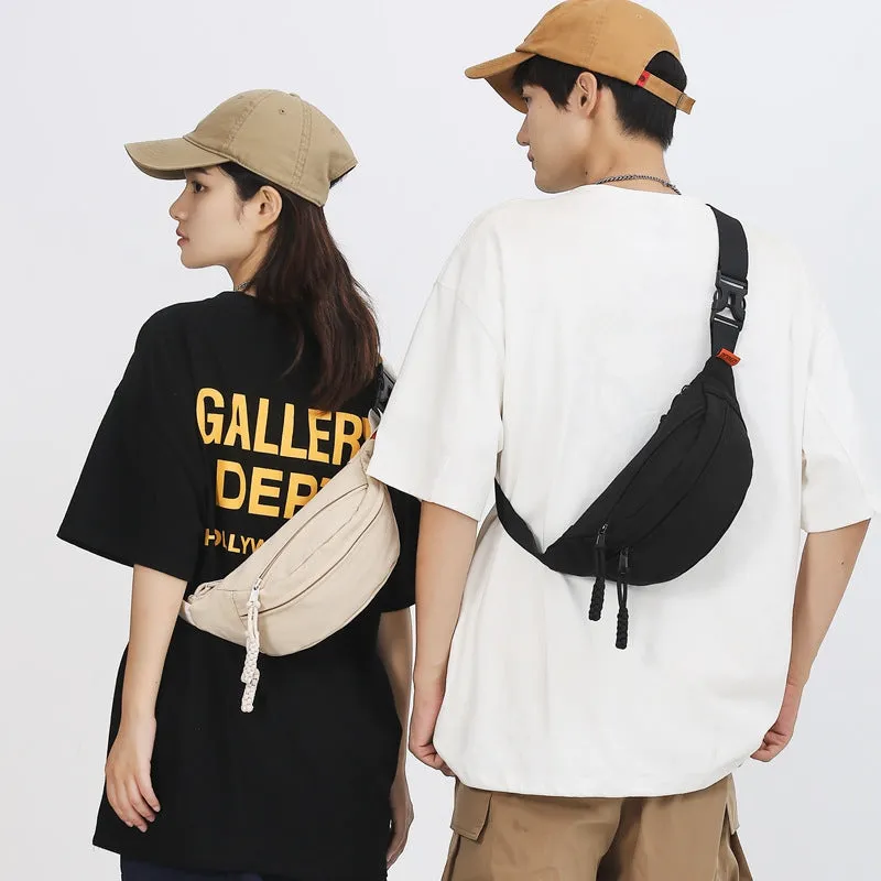 Men's Individual Style Simple Trendy Cool Men's Chest Bags
