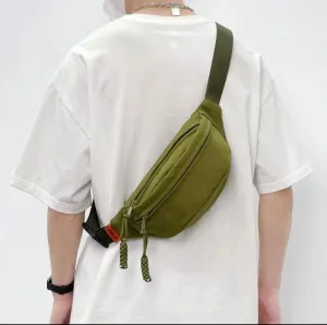 Men's Individual Style Simple Trendy Cool Men's Chest Bags