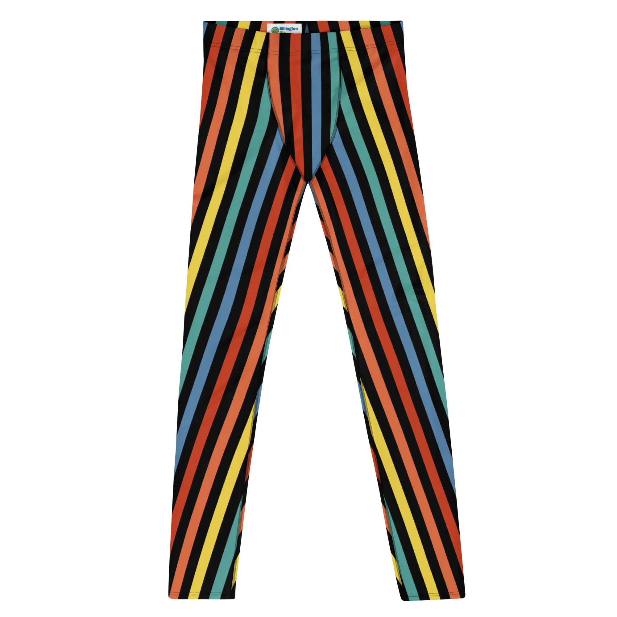 Mens Leggings, Striped Festival