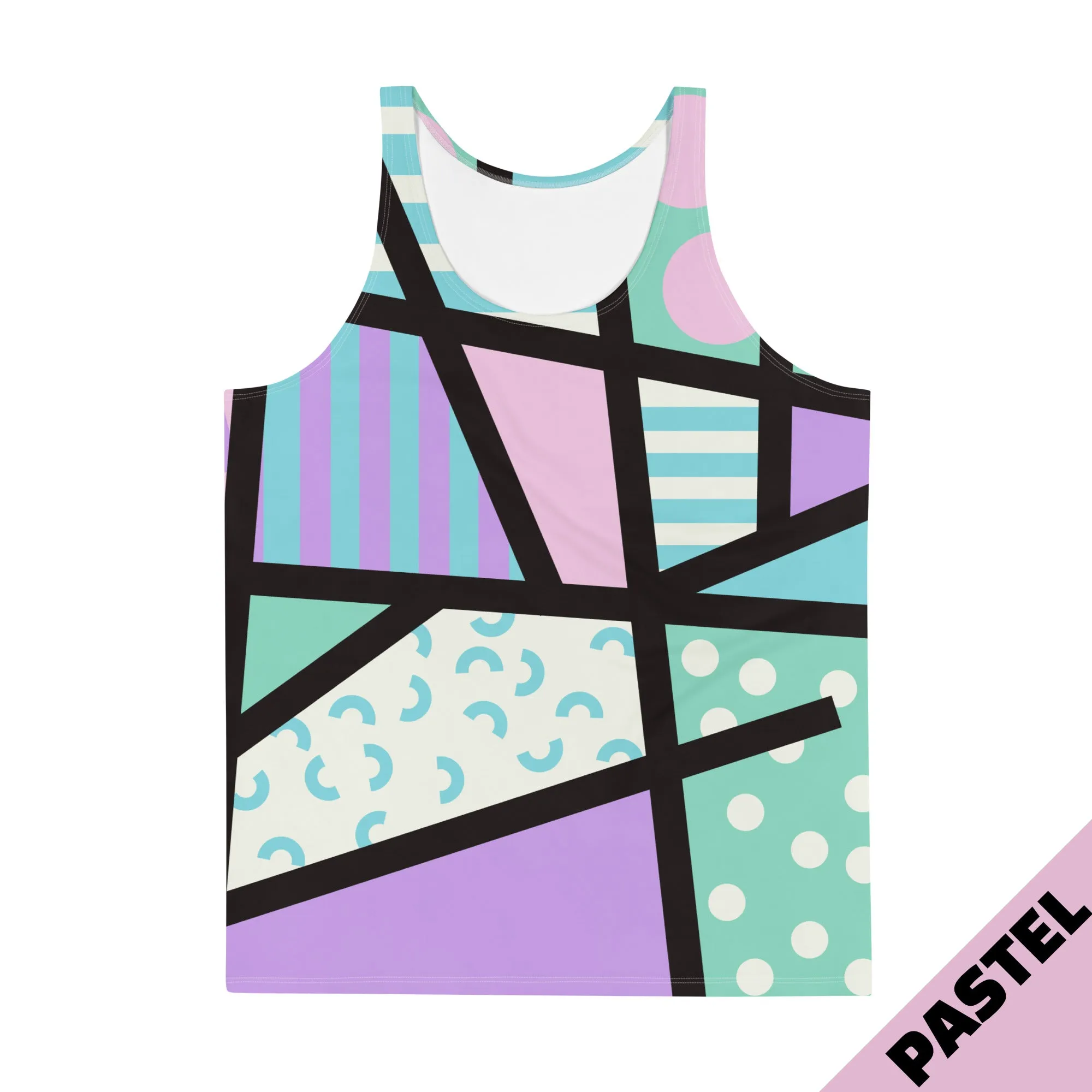 Mens Tank Top, Memphis Harajuku