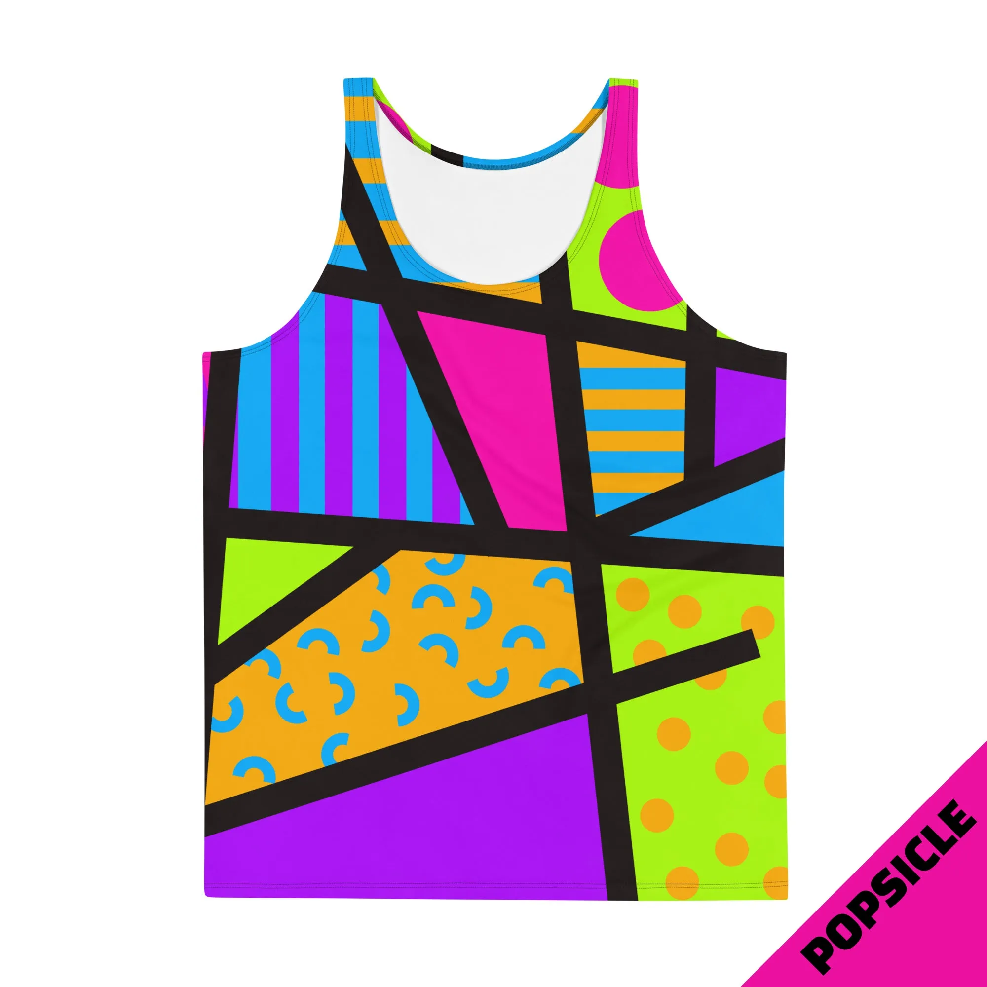 Mens Tank Top, Memphis Harajuku