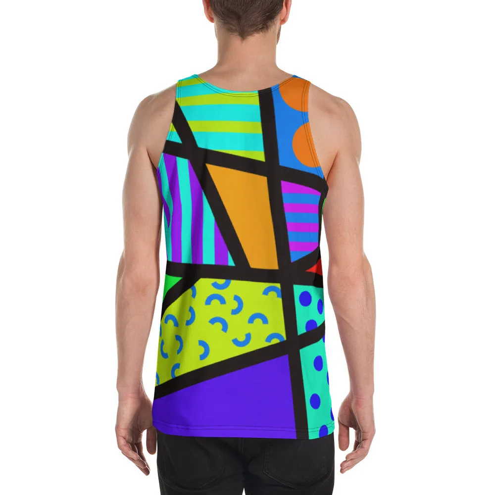 Mens Tank Top, Memphis Harajuku