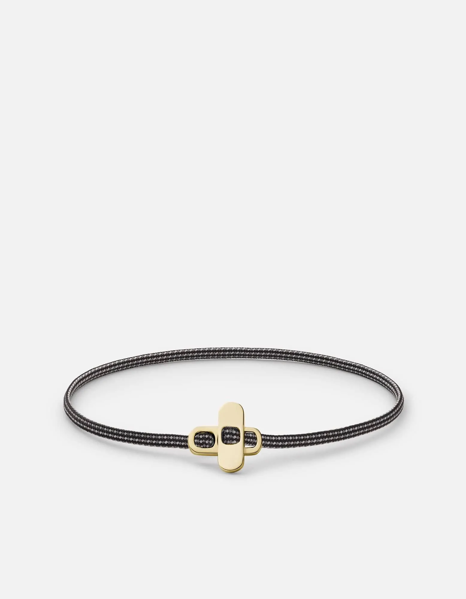 Metric 2.5mm Rope Bracelet, Gold Vermeil