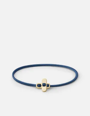 Metric 2.5mm Rope Bracelet, Gold Vermeil