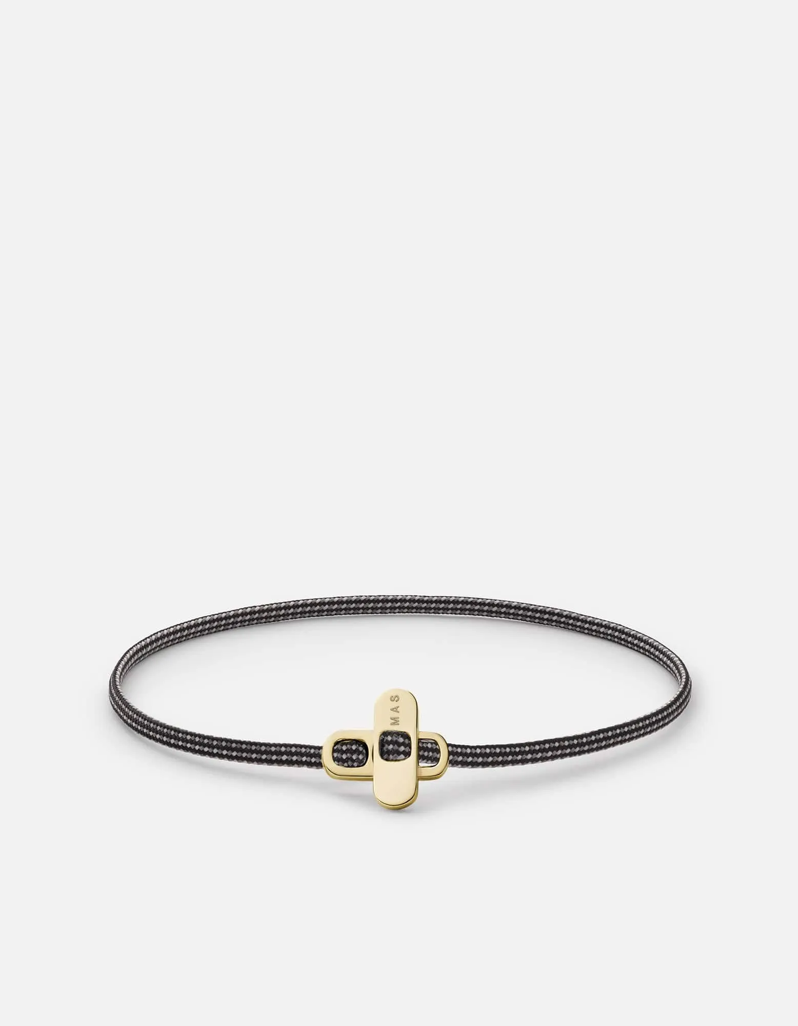 Metric 2.5mm Rope Bracelet, Gold Vermeil