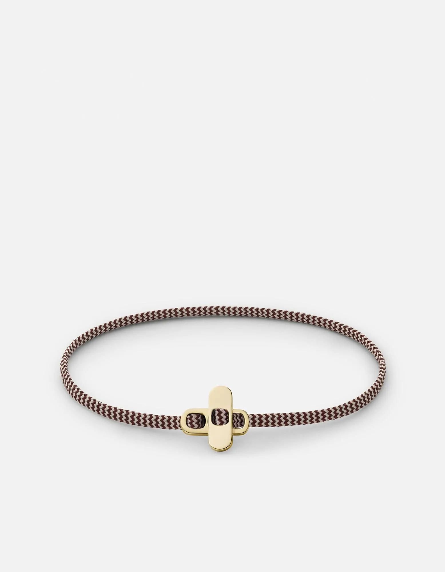 Metric 2.5mm Rope Bracelet, Gold Vermeil