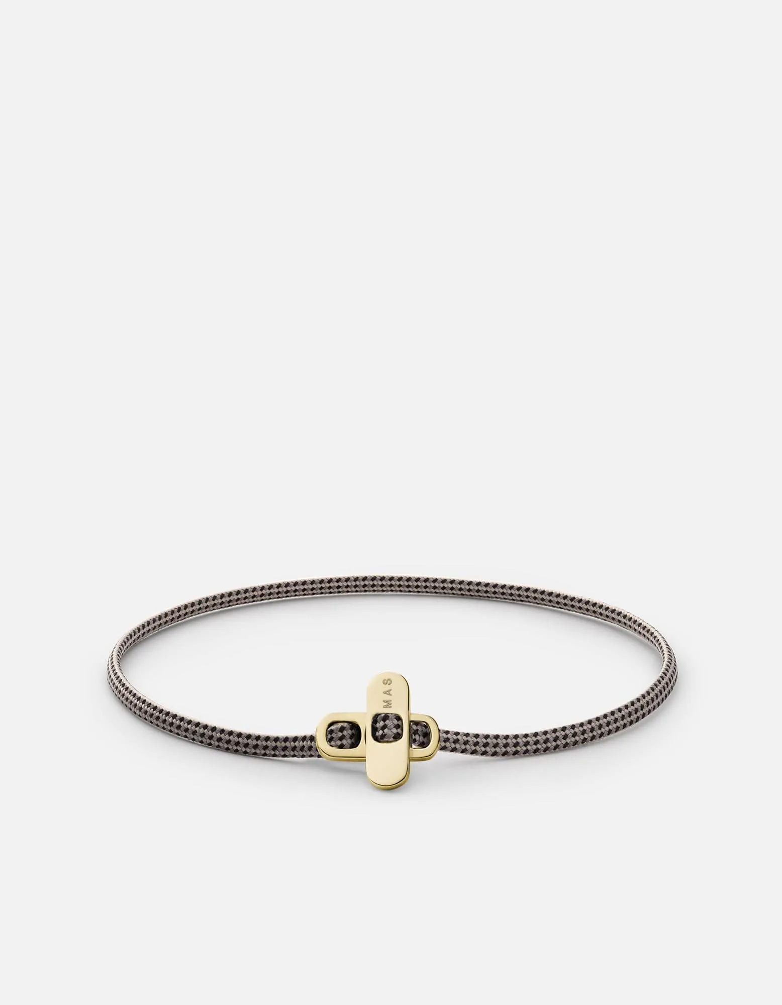 Metric 2.5mm Rope Bracelet, Gold Vermeil