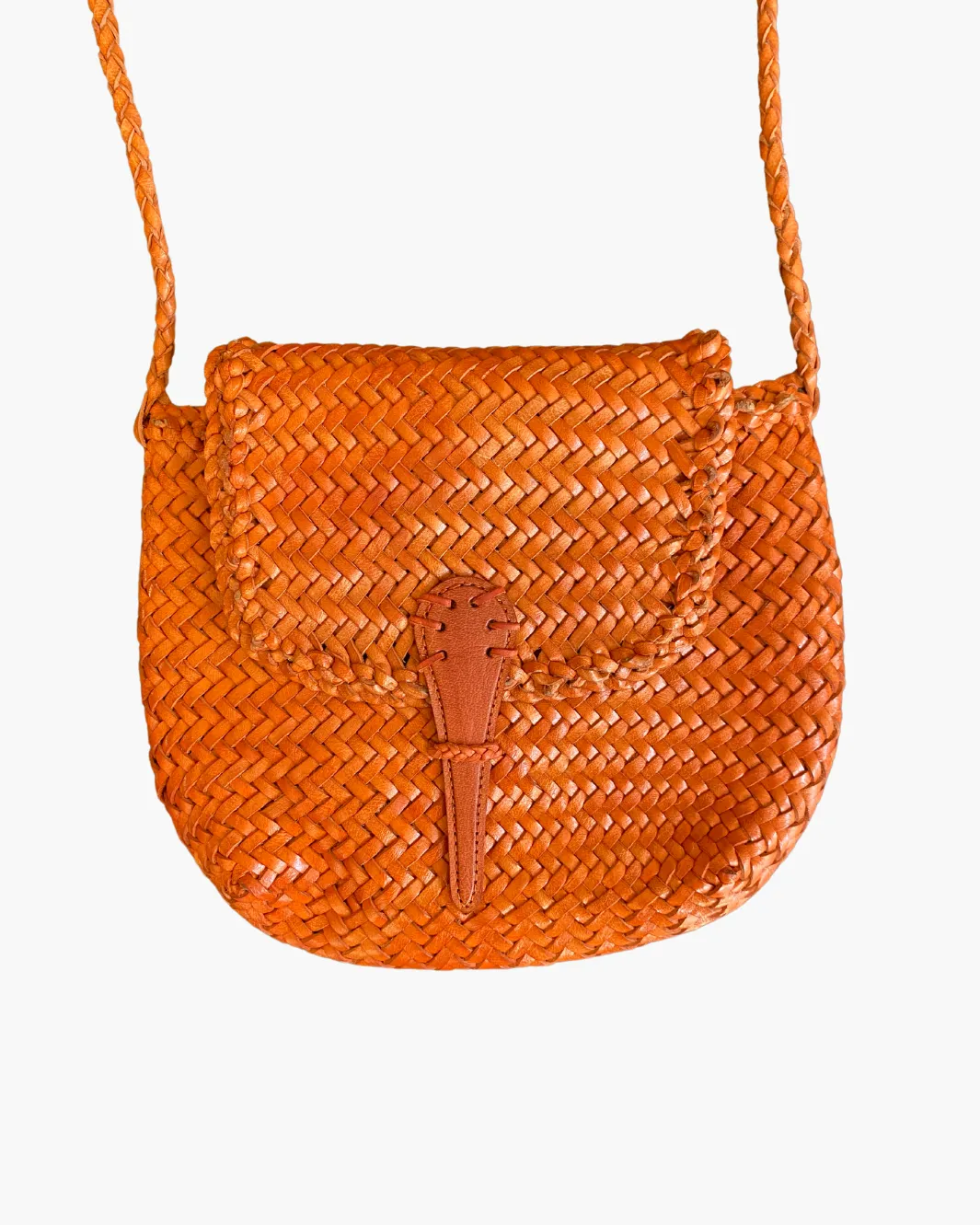 MINI CITY BAG IN ORANGE