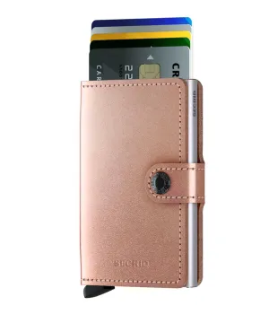 Miniwallet Metallic Rose/silver Wallet RFID Secure