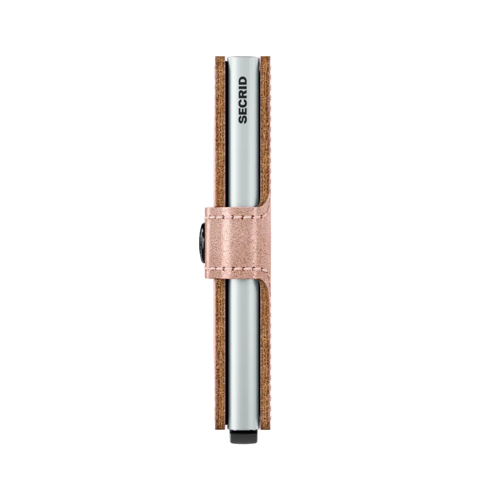 Miniwallet Metallic Rose/silver Wallet RFID Secure