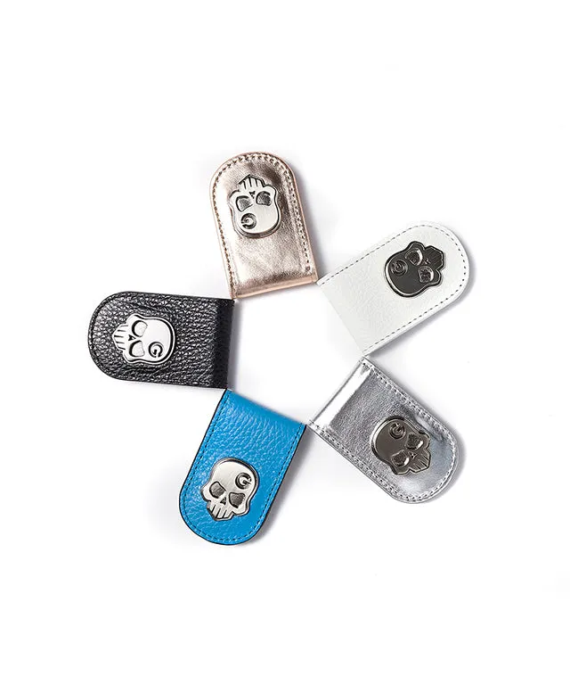 Monster G Italian Genuine Leather Golf & Daily Money Clip Gold