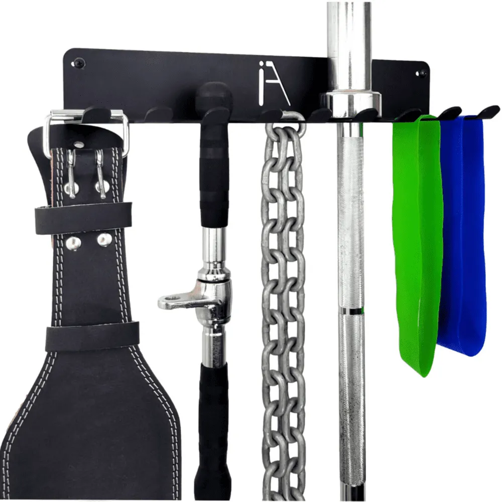 Multi-Purpose Gym Storage Rack, 9 prong, 17 inch