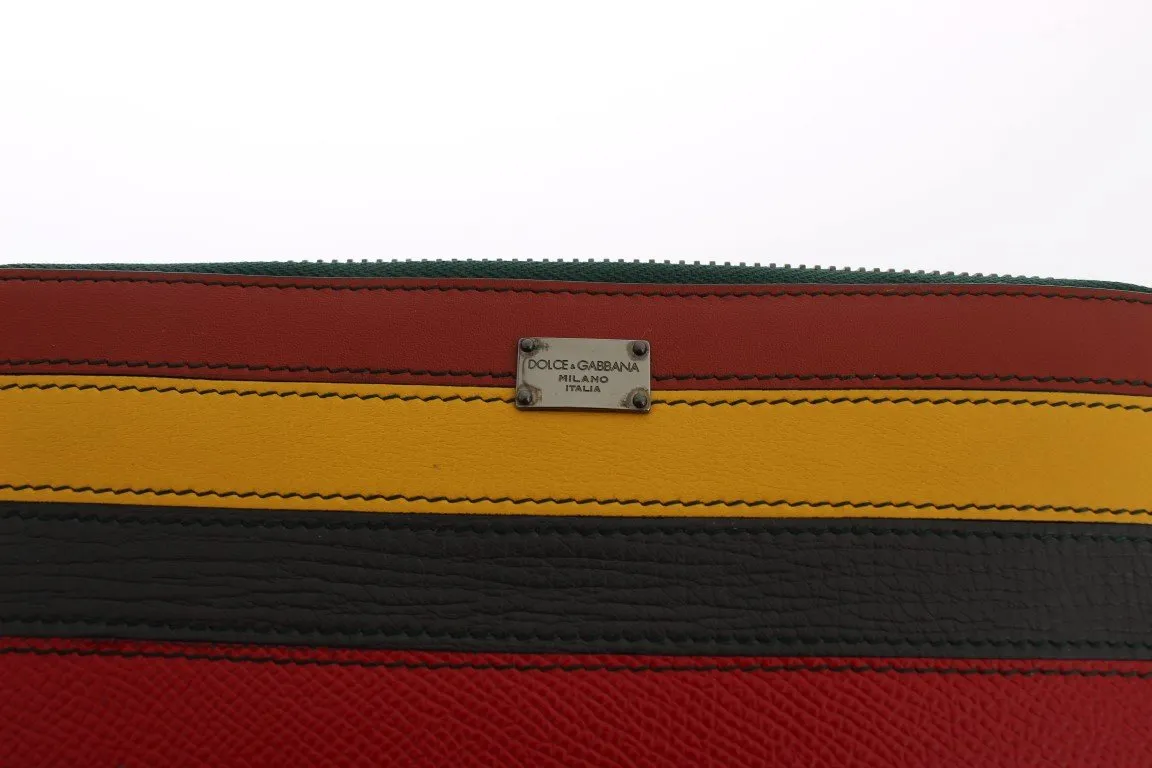 Multicolor Leather Continental Wallet