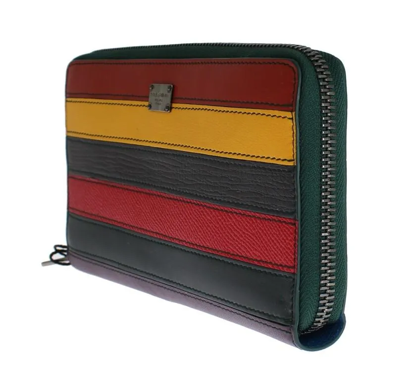 Multicolor Leather Continental Wallet