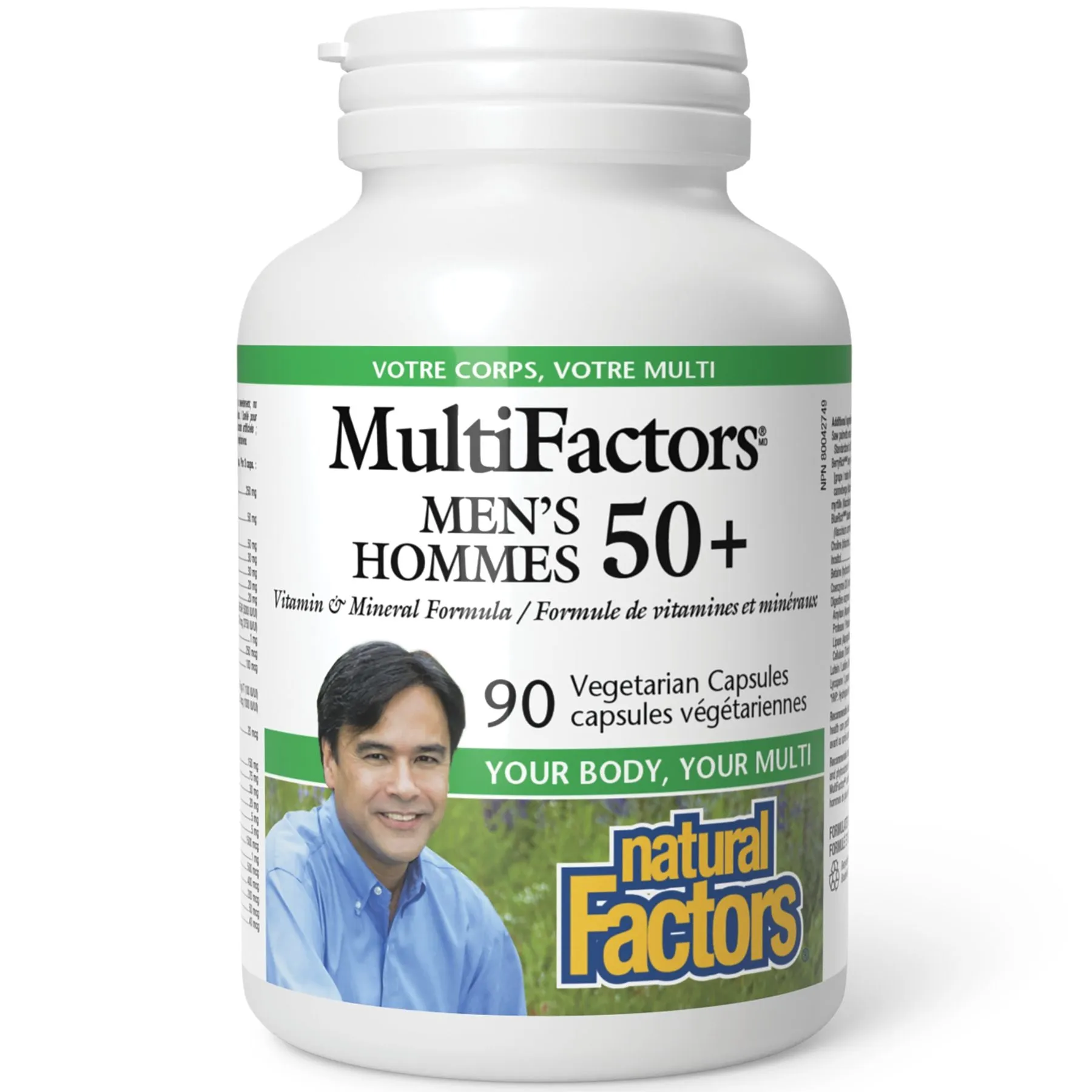 Natural Factors MultiFactors Men’s 50  Vitamin & Mineral  90s