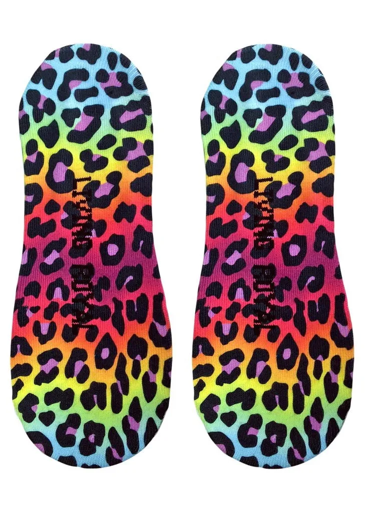 Neon Cheetah Liner Socks