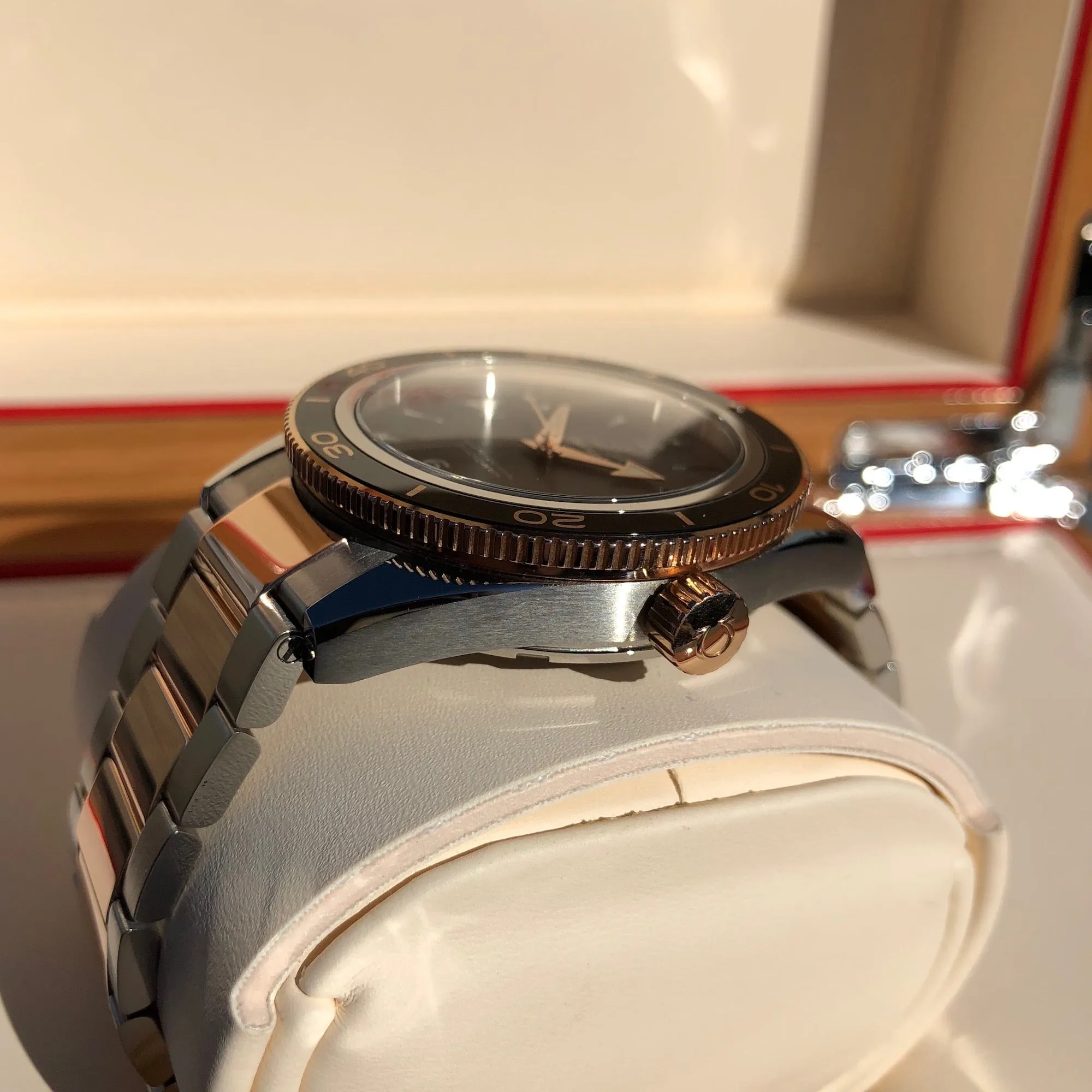 Omega Seamaster 300 Master Co-Axial 41MM 233.20.41.21.01.001 Steel Rose Gold Two Tone Wristwatch Circa 2018