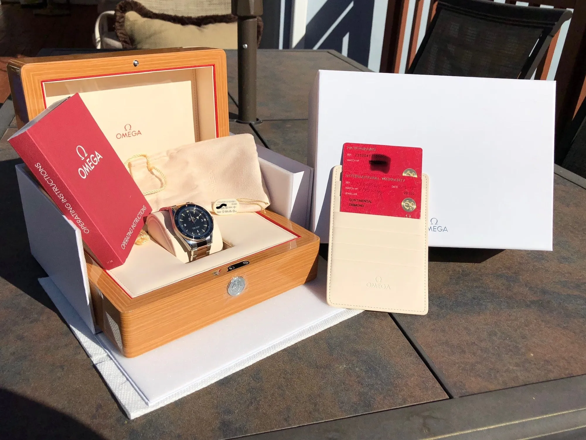 Omega Seamaster 300 Master Co-Axial 41MM 233.20.41.21.01.001 Steel Rose Gold Two Tone Wristwatch Circa 2018