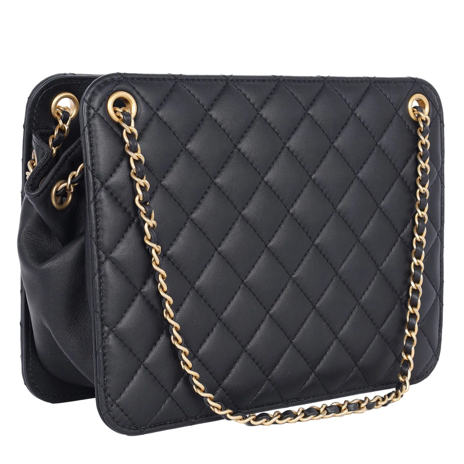 Once Upon A Time Accordion Tote Quilted Calfskin Medium