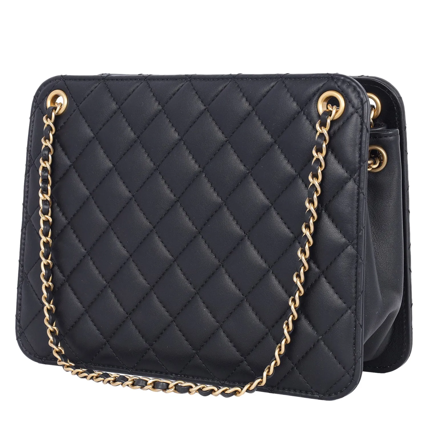 Once Upon A Time Accordion Tote Quilted Calfskin Medium