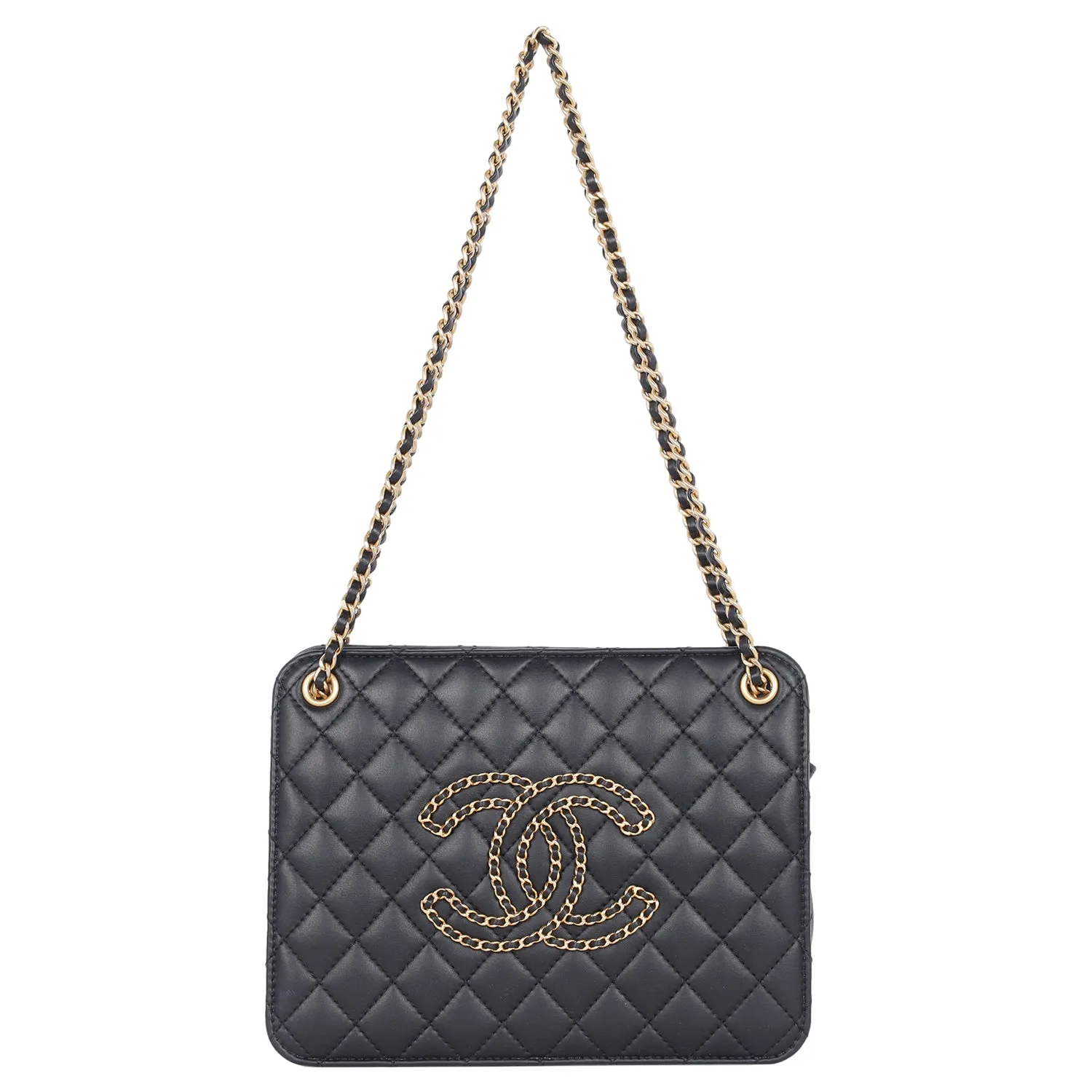 Once Upon A Time Accordion Tote Quilted Calfskin Medium