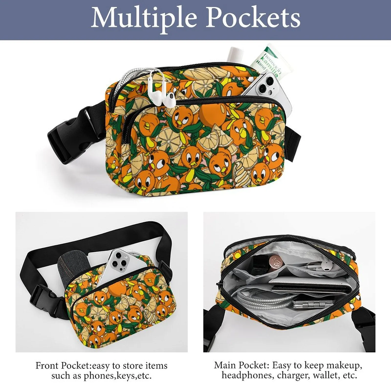 Orange Bird Fanny Pack- PREORDER