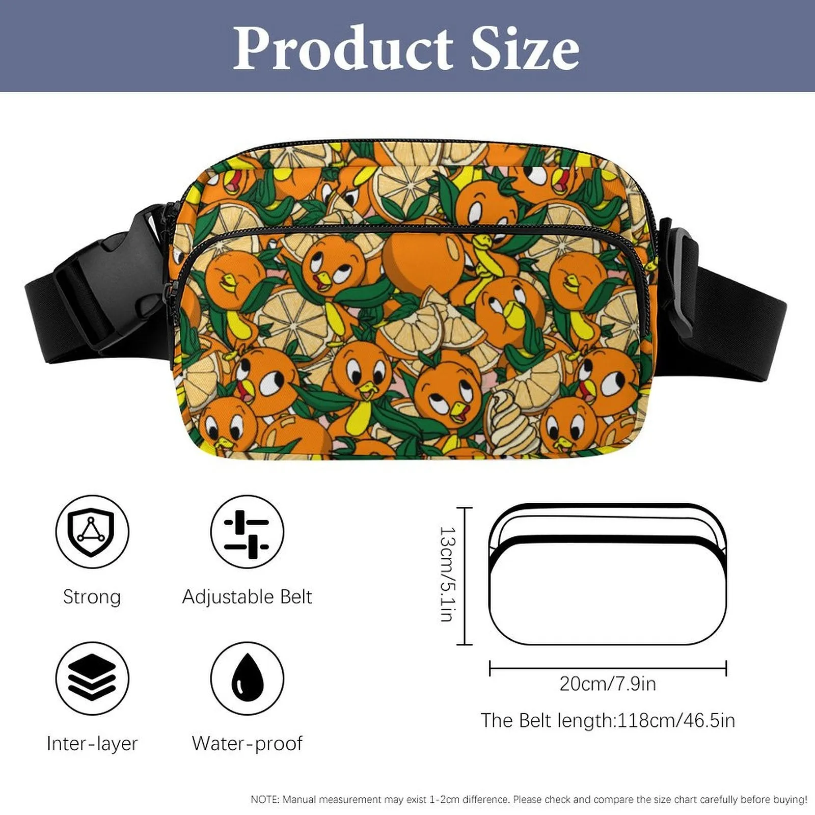 Orange Bird Fanny Pack- PREORDER