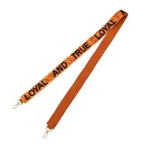 OSU Loyal & True Orange Sequin Stadium Crossbody Purse Strap